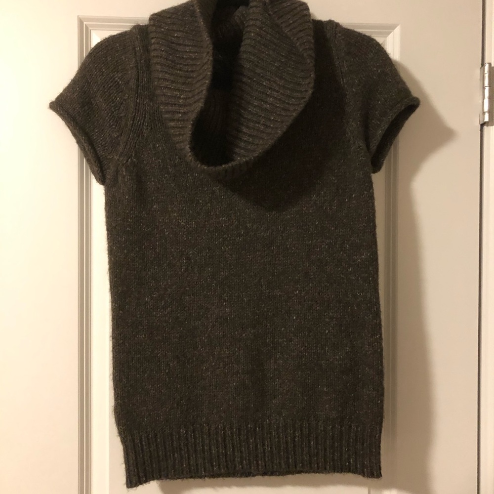 Bcbg Maxazria Short Sleeve Cowl Neck Sweater